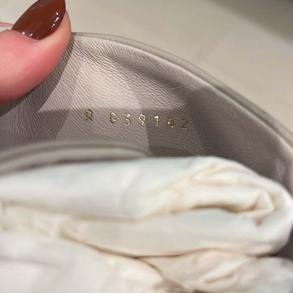 Chanel 22A Grey Lace Up boots - Picture 5 of 7